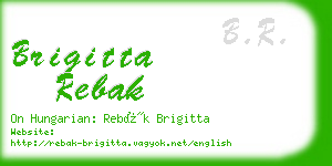 brigitta rebak business card